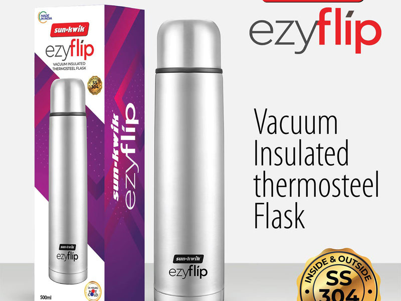 Sun-Kwik Ezyflip Vacuum Flask 500 ML