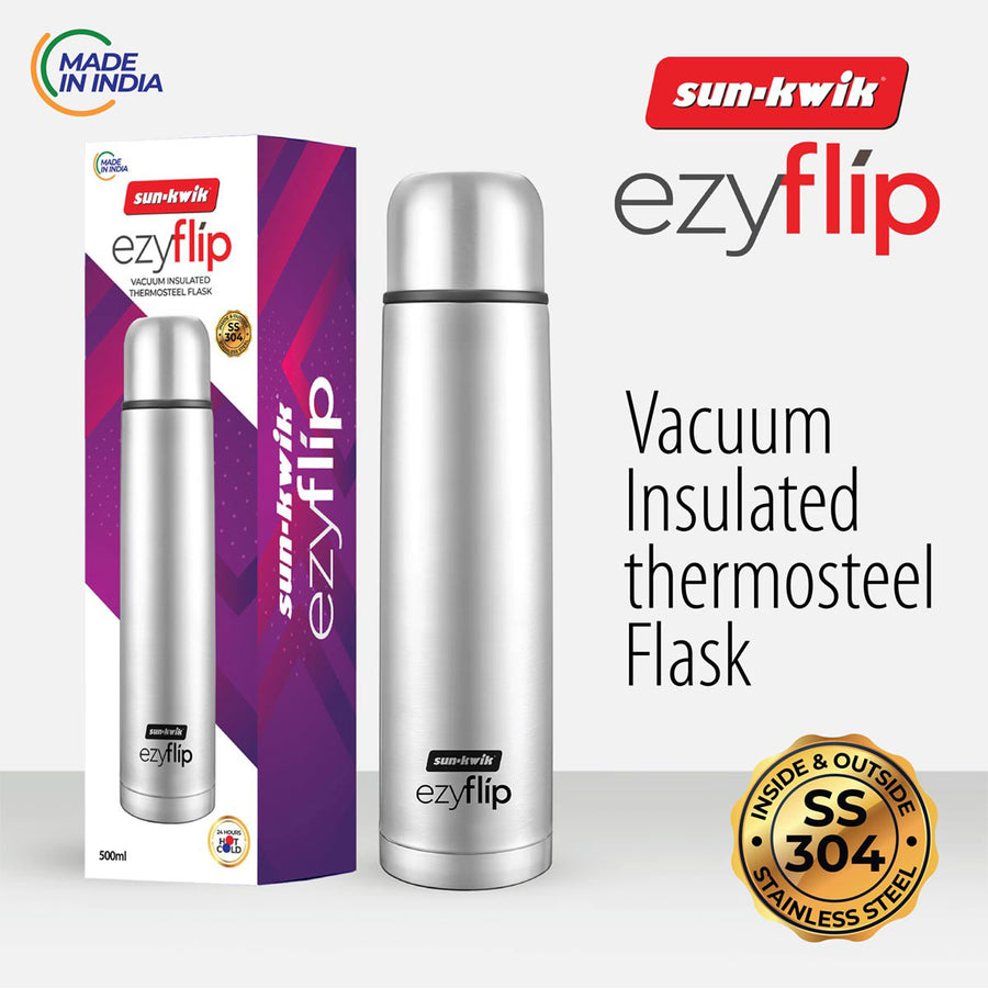 Sun-Kwik Ezyflip Vacuum Flask 500 ML